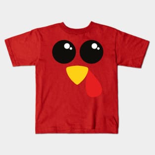 Turkey Face Costume Kids T-Shirt